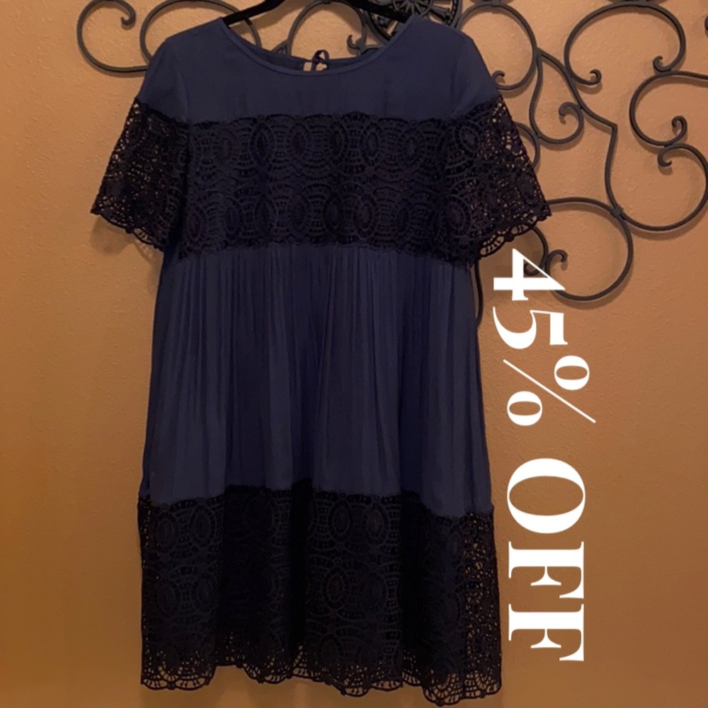 Blue Lacey Dress